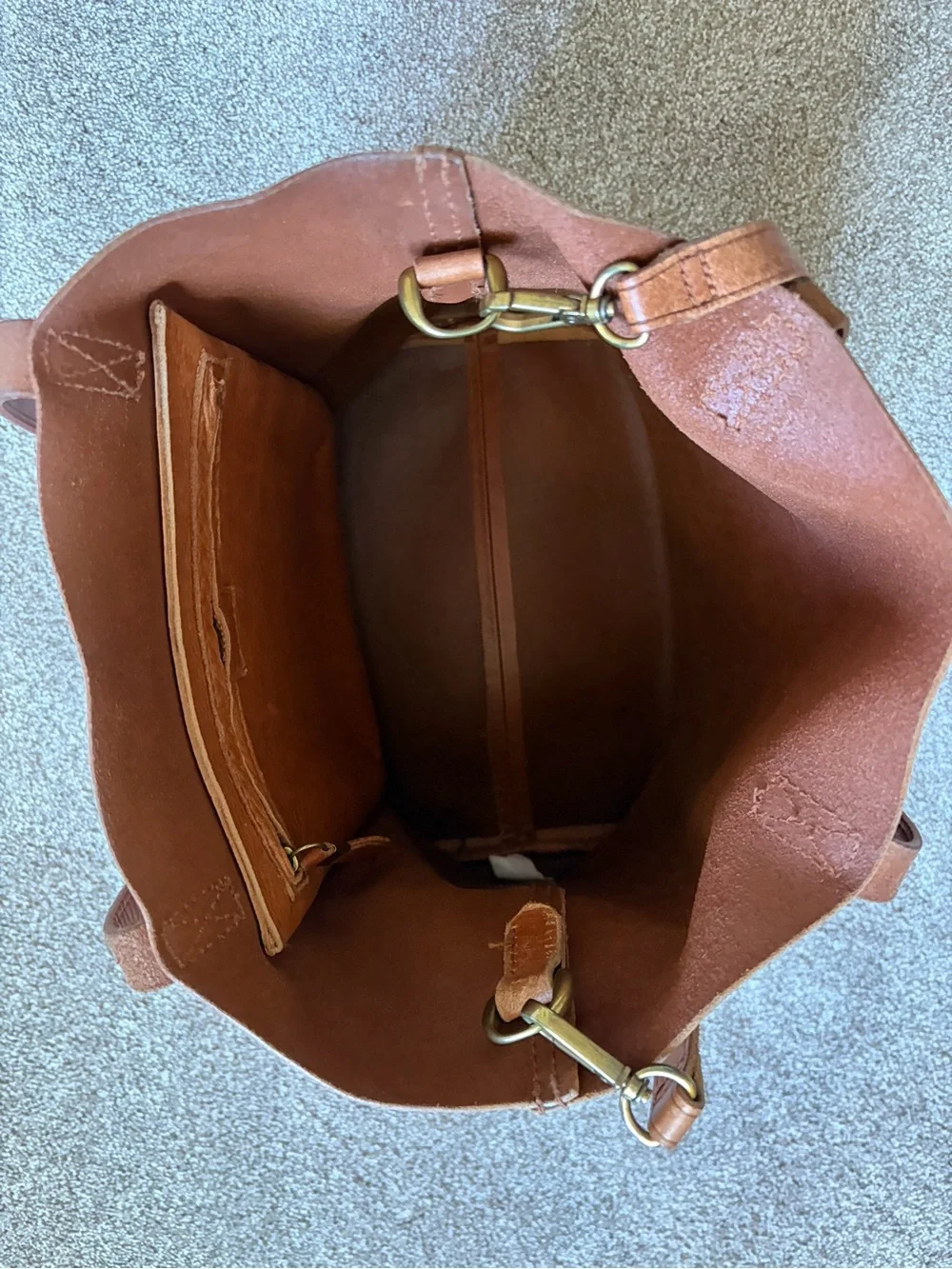 Madewell Medium Transport Leather Tote